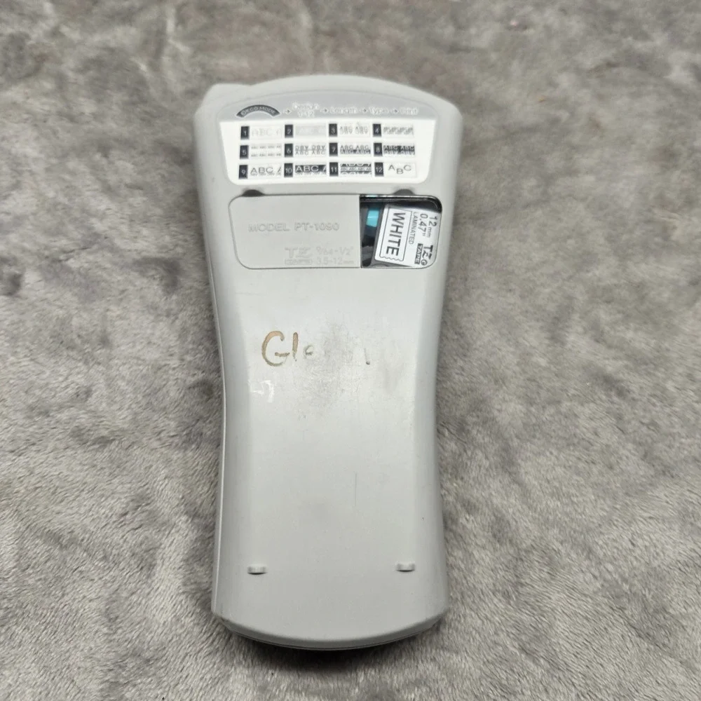 Brother P-Touch PT-1090 Handheld Label Maker Purple White Deco Mode PT1090 Works